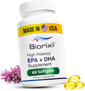Vegan Omega-3 Fish Oil Alternative from Algae Oil - High Potency EPA & DHA Supplement - Easy to Swallow Small Soft Gel Capsules