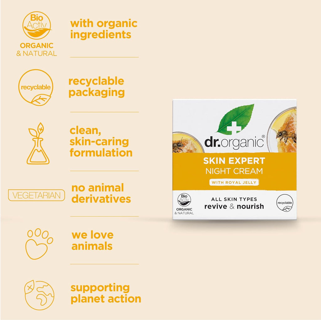 Organic Doctor Royal Jelly Night Cream, 50 ml. Cream