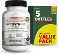 Mycosyn Pro Max Hair Skin Nails Supplement, 60 Capsules, 30 Day Supply, with Biotin 5000mcg, Vitamins A B C D E, Minerals (5)