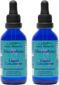 Eidon Ionic Minerals Electrolytes - Liquid Electrolyte Drops, Ionic Mineral Supplement to Add to Water, Replenish & Balance The Electrolyte Equilibrium, Hydration Support - 2 oz (Pack of 2)