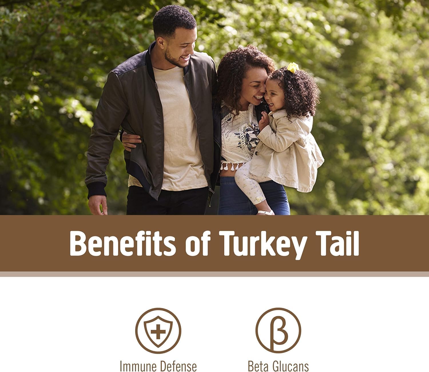 Om Mushroom Superfood Turkey Tail Organic Mushroom Powder, 3.5 Ounce, 50 Servings, Immune Support, Polysacchrides, Beta-Glucans, Gut Health & Holistic Defense Mushroom Supplement