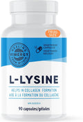 Vimergy L-Lysine – Promotes Healthy Skin, Hair & Nails* – Supports Healthy Metabolism* – Vegan, Non-GMO & Gluten-Free – 90 Capsules