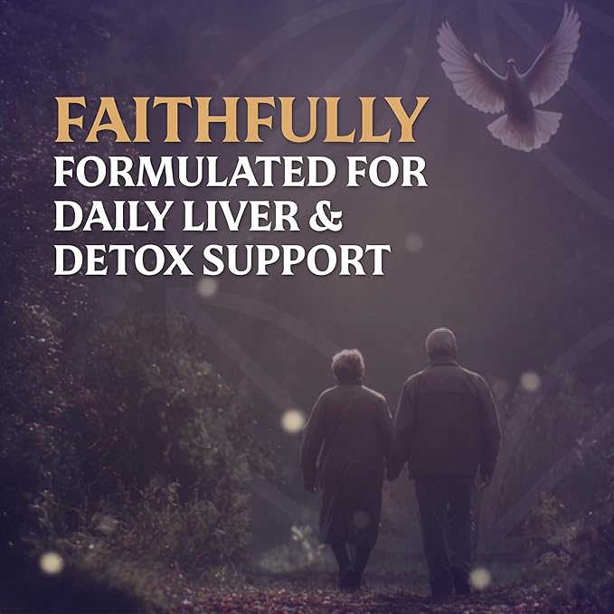 EVERFAITH Livergy - Liver Cleanse Detox & Repair - Liver Support & Health Supplement - with Milk Thistle, Beet Root Powder, Turmeric, Dandelion & More - Vegetarian, Gluten Free, Non-GMO - 60 Capsules