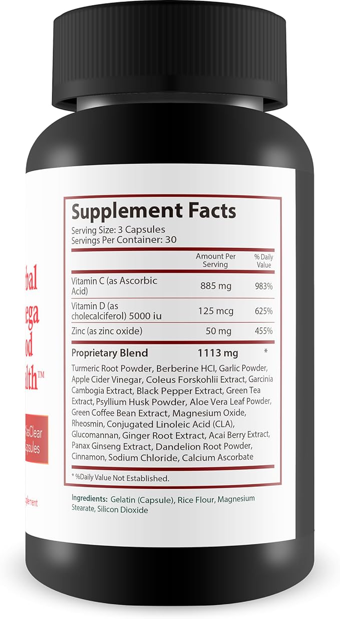 Healthy Blood Flow Circulation Support - Our Best Blood Circulation Blood Flow Supplement - Aid Healthy Circulation - Herbal Omega Blood Health Circulatory Support Formula Natural BP Support Formula