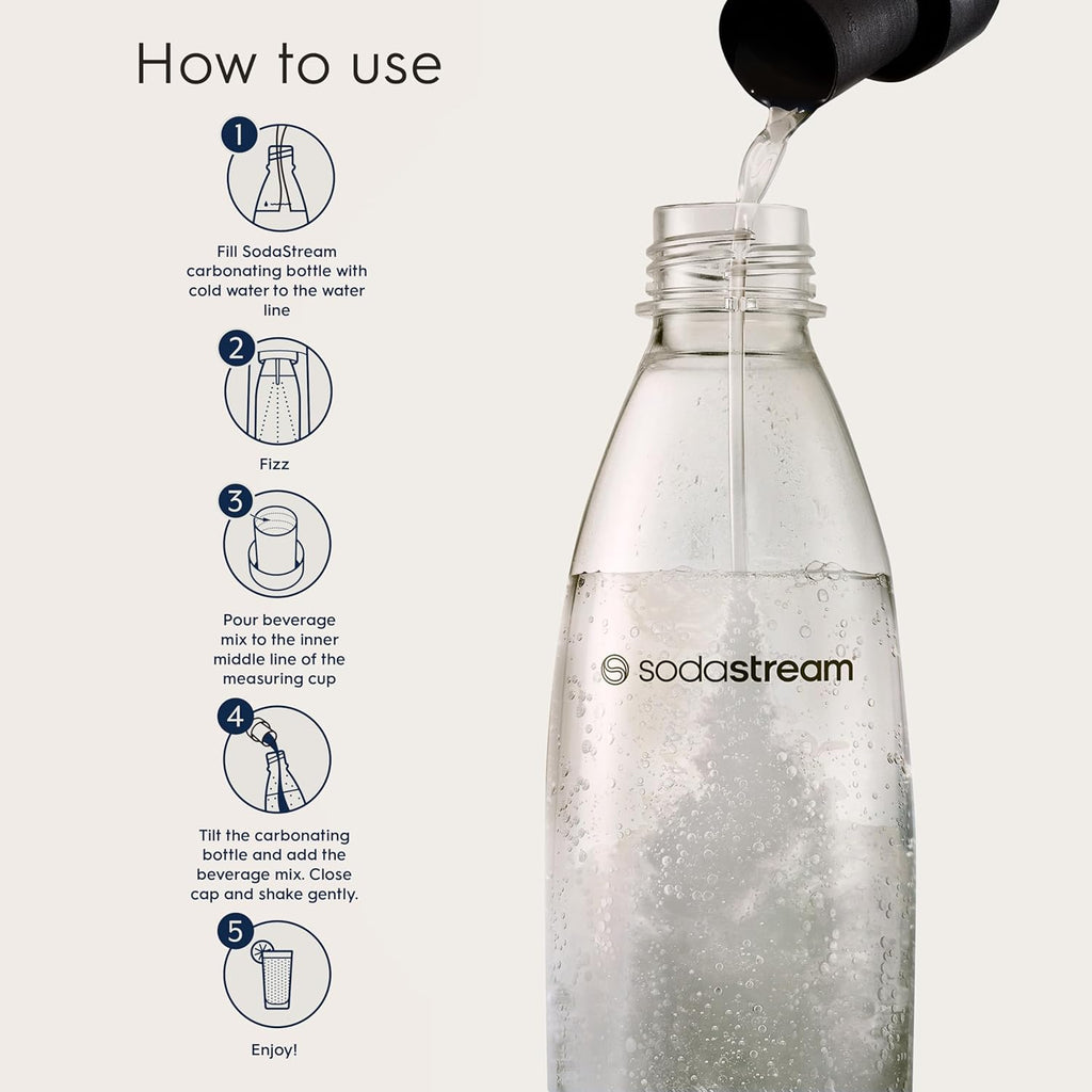 SodaStream Enso Sparkling Water Maker Value Bundle - includes CO2, Carbonating Bottles and Bubly Drop Flavors
