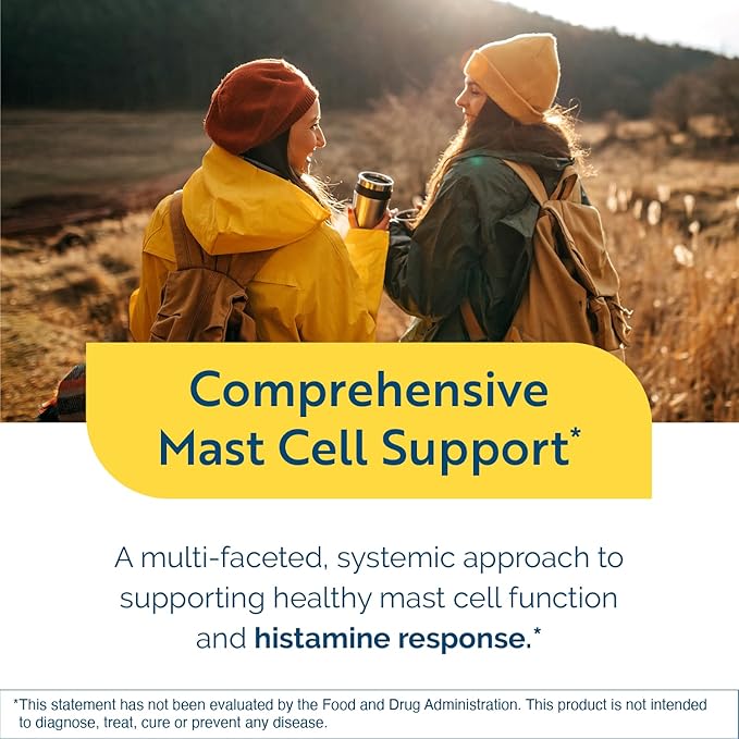 Researched Nutritionals HistaQuel - Dual-Action Histamine & Mast Cell Support Formula - Clinically Researched Flavonoid & Herbal Formula with Stinging Nettle & Black Cumin Seed Oil, 120 Capsules