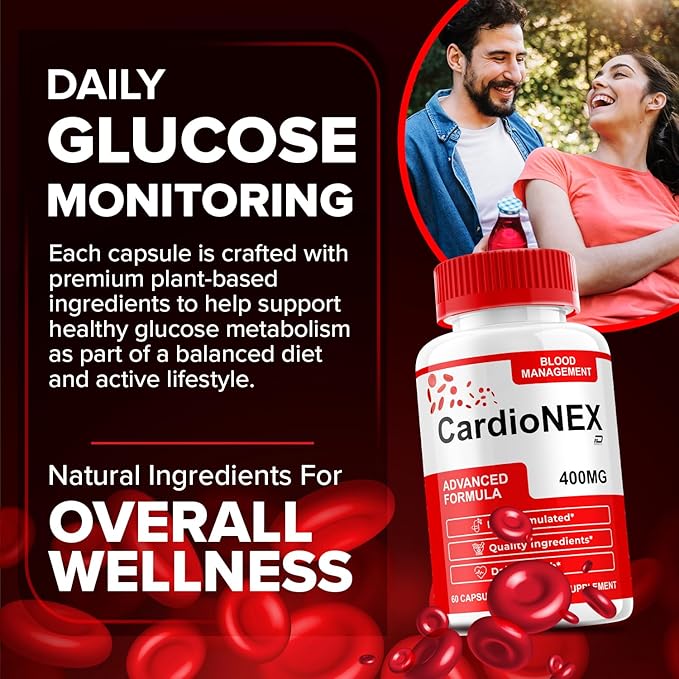 Cardio Nex Capsules – CardioNex Natural Blend Daily Health Supplement (5 Pack - 300 Capsules)