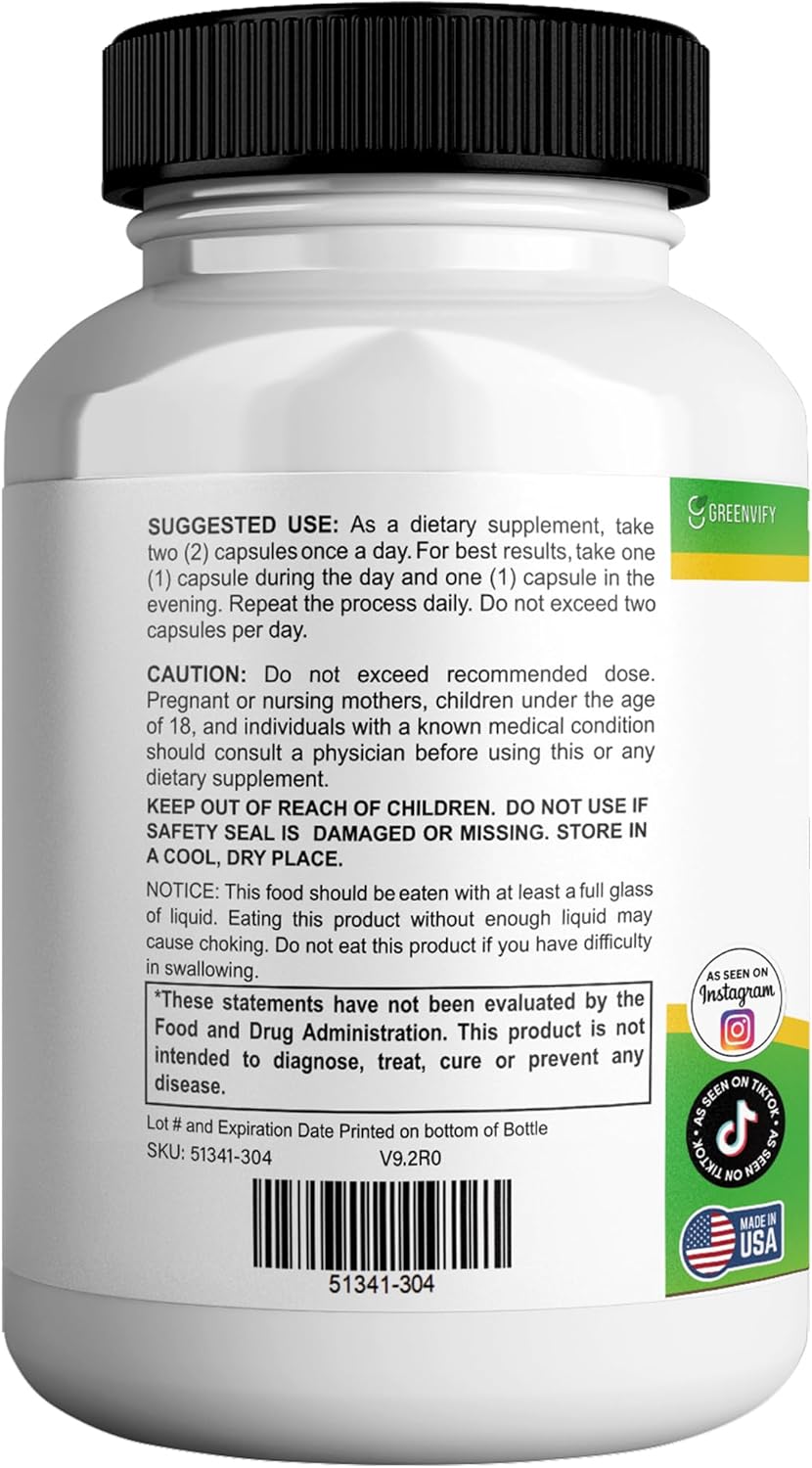 Trimara Max Maximum Strength Natural Dietary Supplement, 60 Capsules, All Natural Ingredients with Psyllium Powder, 30-Day Supply (1)