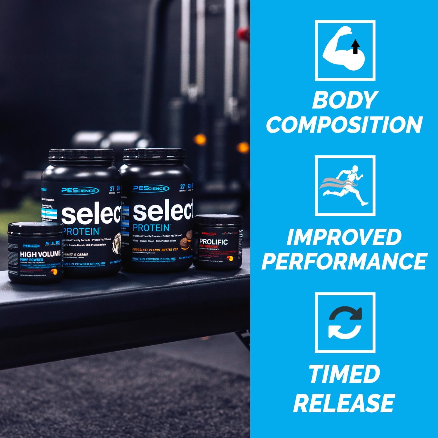 PEScience Select Protein Powder, Whey and Casein Blend, Clean Protein Powder for Women and Men, Low Calorie, Low Carb, Keto Friendly, Gluten Free, Cookies and Cream, 5 Servings