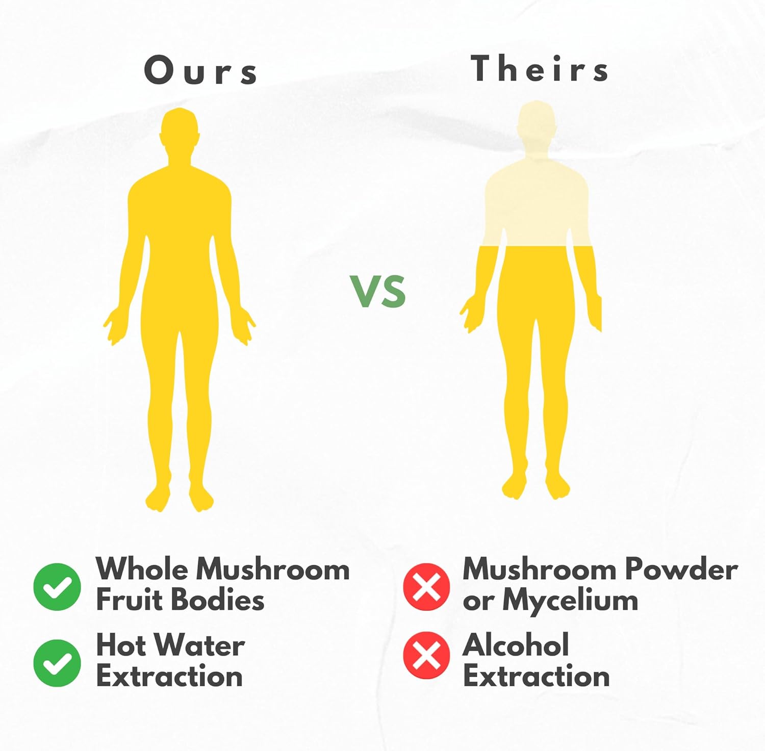 Mushroom Supplement Extracts of Lions Mane Cordyceps Chaga Reishi Turkey Tail Maitake Shiitake Capsules - Natural Vitamins Minerals Antioxidants Supplement - Made in The USA