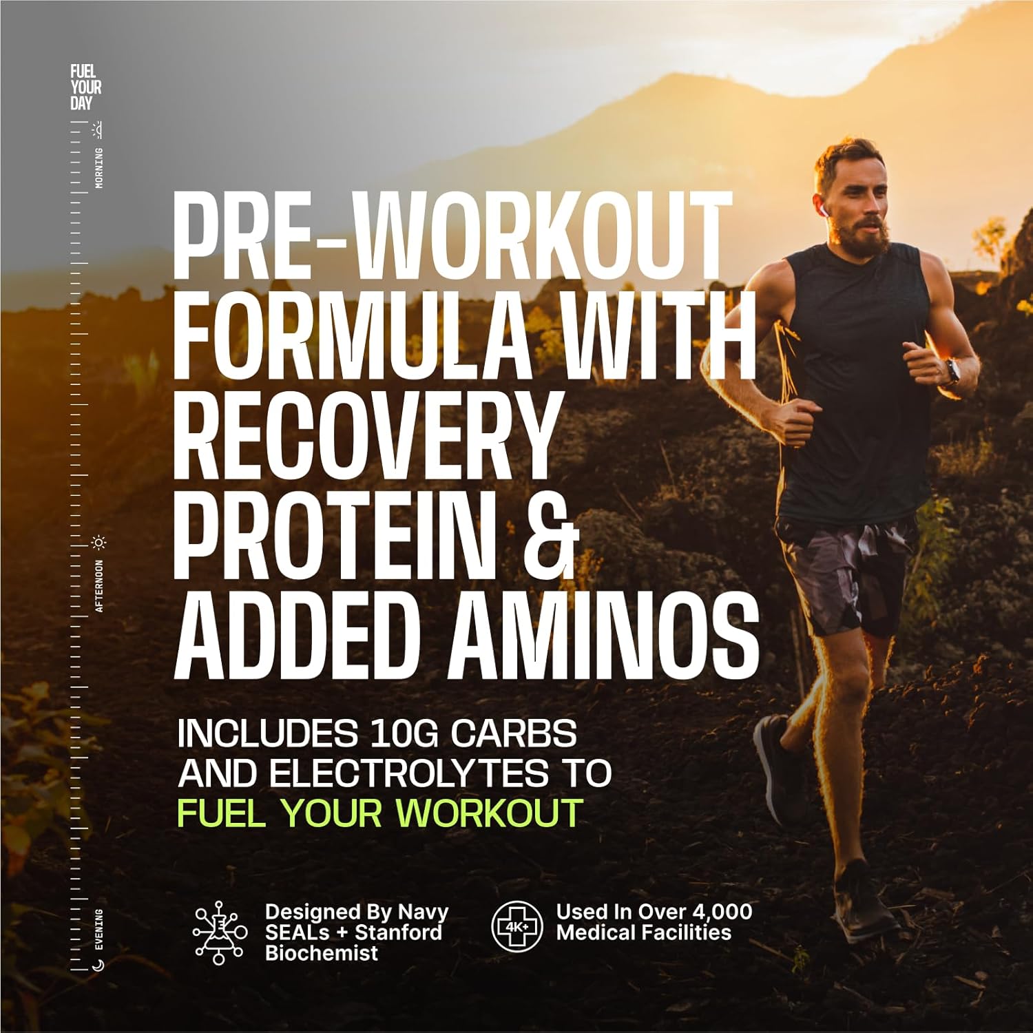 Frog Fuel Ultra Energized Pre Workout Shot & Energy Gel, 120mg Caffeine, 1500mg Beta Alanine, Electrolytes 8g Protein Nano-Hydrolyzed Grass Fed Collagen, 10g Carbs, Berry, 1.2 oz Packets, 24 Pack