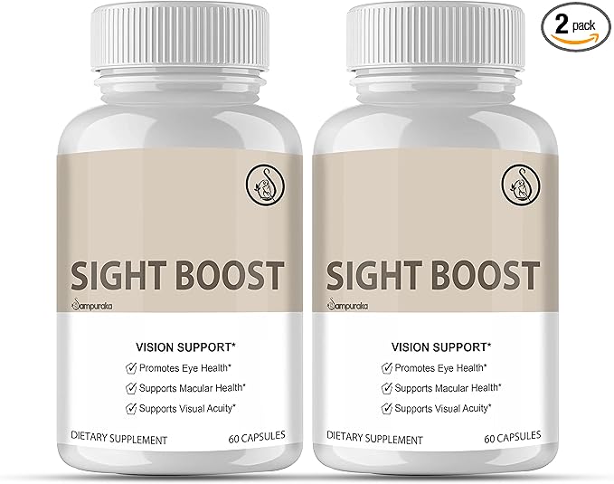Sight Boost - Vision Care Supplement for Clear and Sharp Vision, Advanced Formula Sight Care 2 Packs -120 Count Capsules