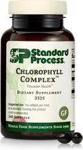 Standard Process Chlorophyll Complex - Immune Support, Antioxidant Activity, Skin Health and Hair Health Support with Vitamin A, Sunflower Lecithin, Buckwheat, Spanish Moss, and More - 240 Softgels