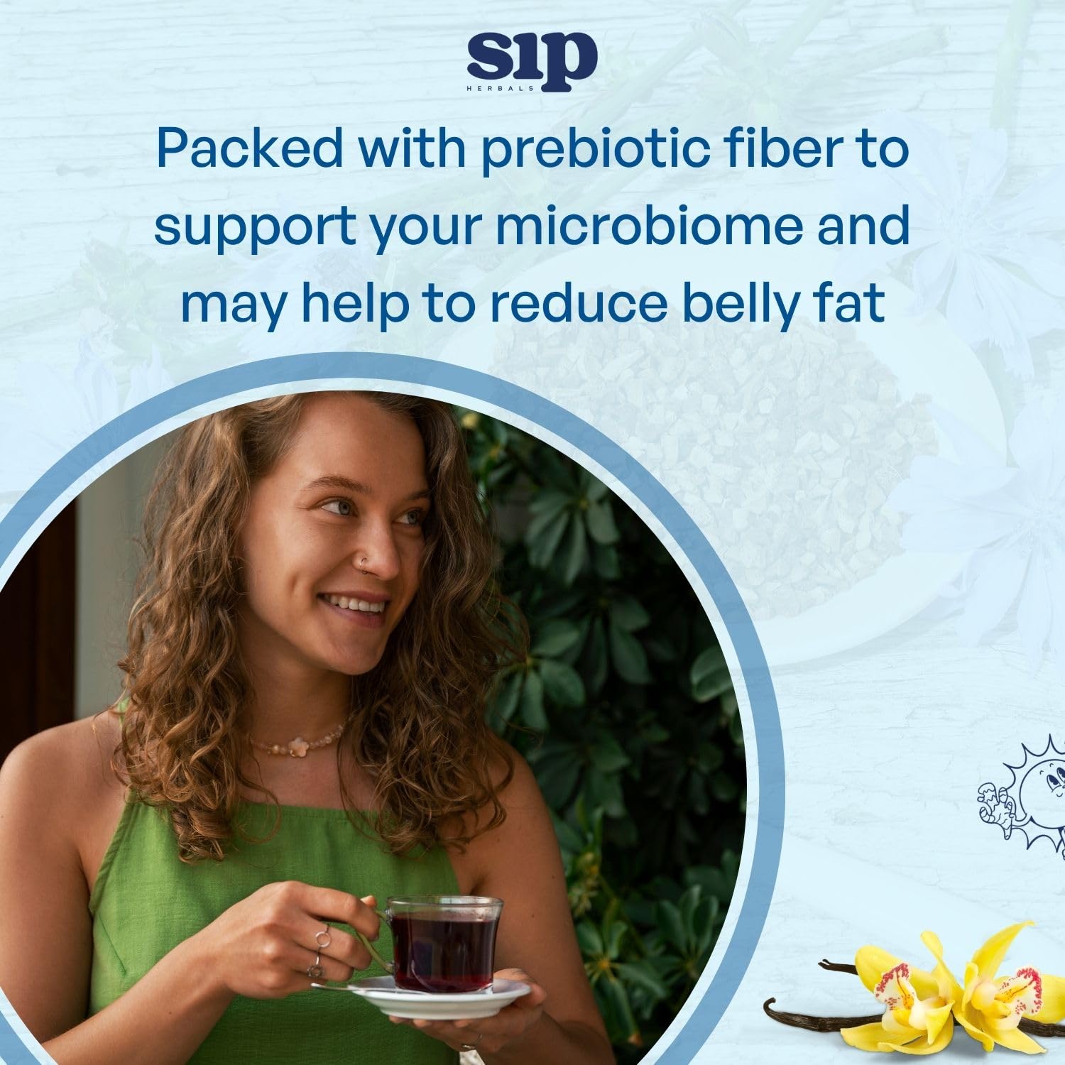 Sip Herbals Signature Roast Coffee Alternative Loose Leaf - Caffeine-Free Blend with Dandelion Root & Chicory - Smooth Roasted Flavor, Vegan & Herbal Drink, As Seen on Shark Tank - 30 Servings