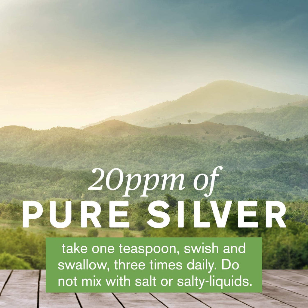 Nature's Sunshine Silver Shield Liquid, 16 Fl Oz | Colloidal Silver Liquid with Aqua Sol Technology Provides Immune Support and Protection