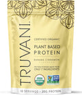 Truvani Vegan Pea Protein Powder | Banana Cinnamon | 20g Organic Plant Based Protein | 10 Servings | Keto | Gluten & Dairy Free | Low Carb | No Added Sugar