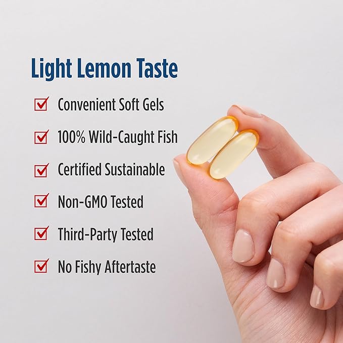 Nordic Naturals EPA, Lemon - 60 Soft Gels - 1210 mg Omega-3 - High-Intensity EPA Formula for Positive Mood, Heart Health & Healthy Immunity - 30 Servings