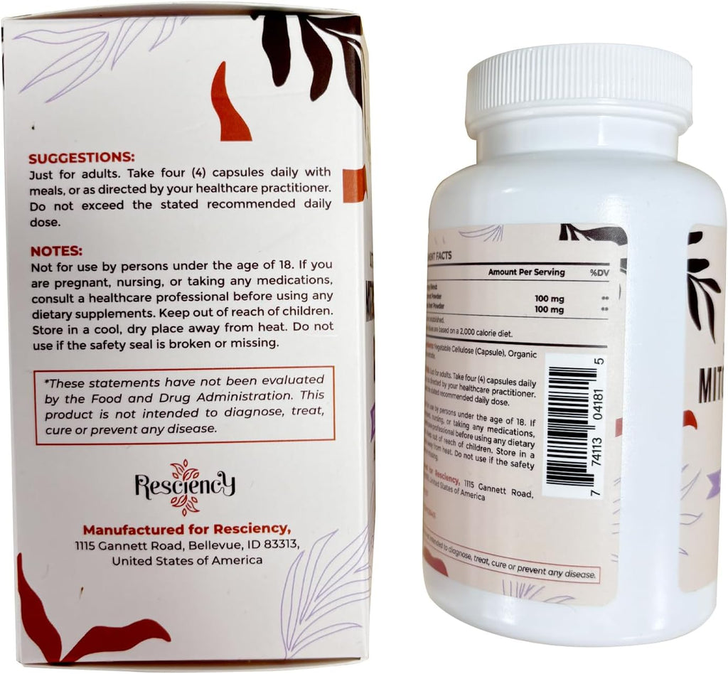2326 MG Mitochondrial Supplements with ATP, Vitamins, CoQ10 & PQQ, More Effective Than Creatine HMB & Nitric Oxide, Energy, Endurance, Strength, Recovery & Muscle, Organic, 480 Capsules