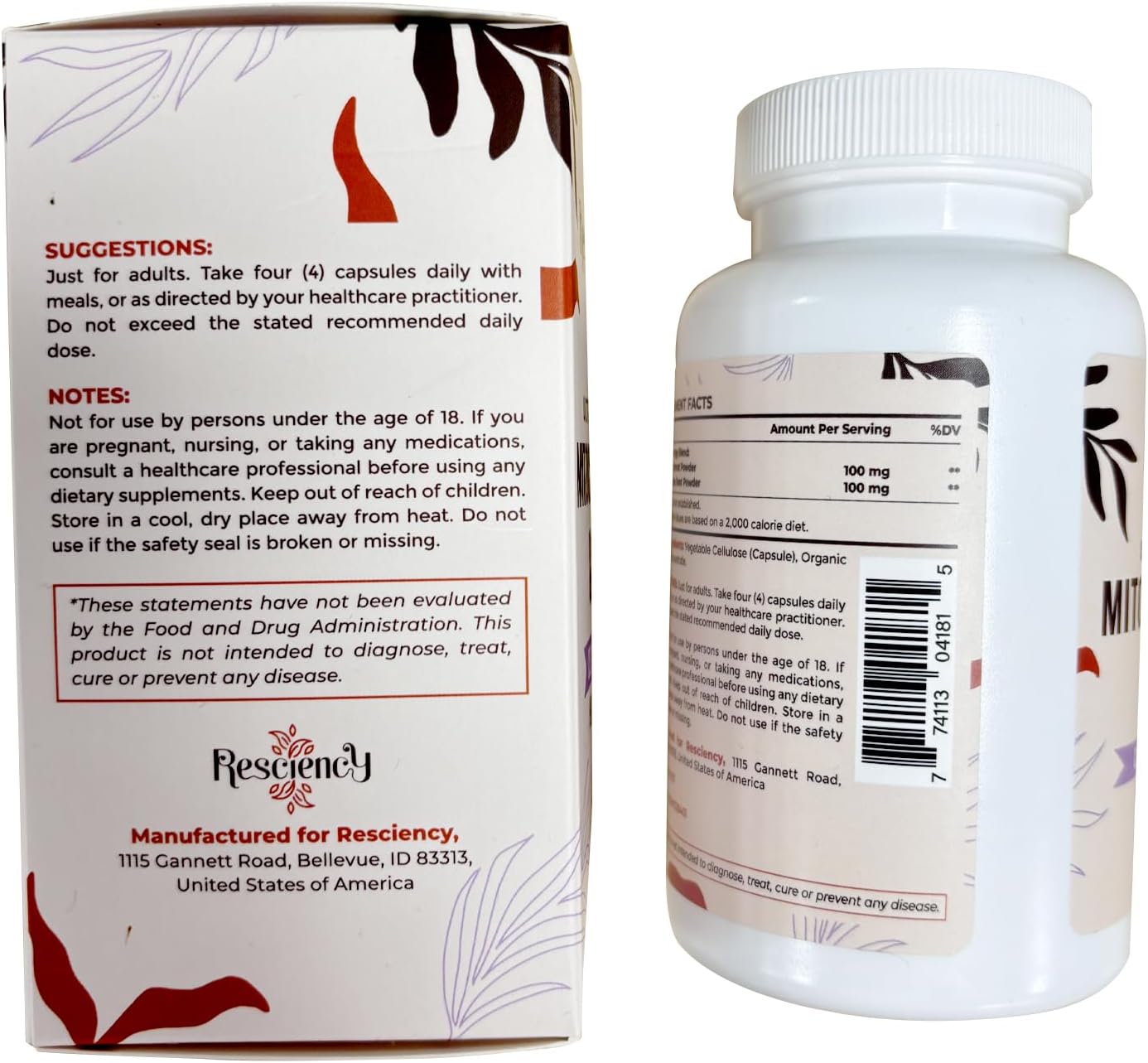 2326 MG Mitochondrial Supplements with ATP, Vitamins, CoQ10 & PQQ, More Effective Than Creatine HMB & Nitric Oxide, Energy, Endurance, Strength, Recovery & Muscle, Organic, 480 Capsules