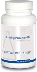 Biotics Research Evening Primrose Oil Potent Gamma Linolenic Acid GLA Source, Linoleic Acid, Healthy and Balanced Body Response, Cardiovascular, Neurological, Skin, Women’s Health. 100 Softgels