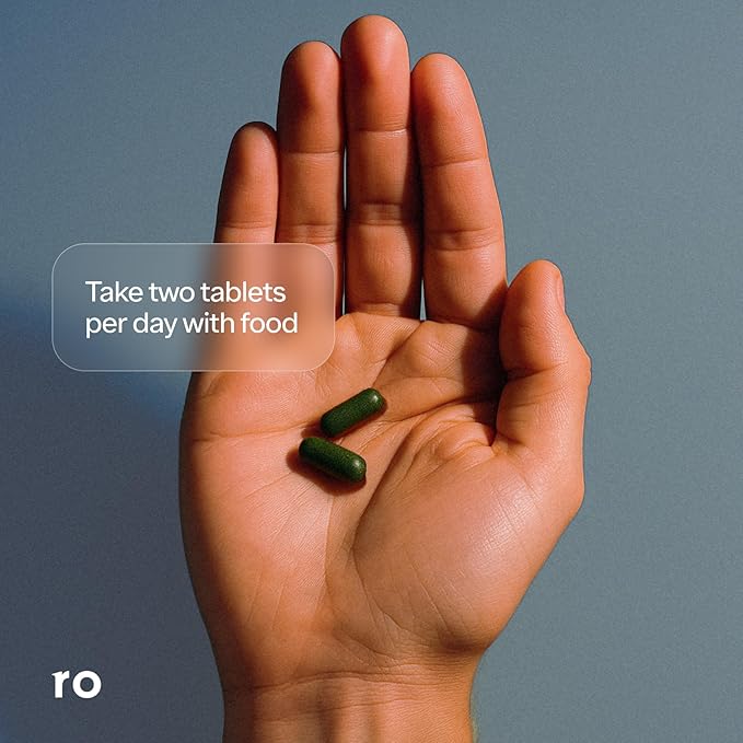 Ro Daily Multivitamin for Men | Supports Physical Activity, Brain + Heart Health, and Immune System with 23 Key Nutrients Including Calcium, Magnesium, and Zinc | 60-Day Supply (120 Tablets)
