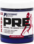 PERFORMANCE INSPIRED Nutrition - APEX Pre Workout Powder - Increase Energy & Endurance - Caffeine - Beta Alanine - All Natural - Vegan Formula - Strawberry Kiwi