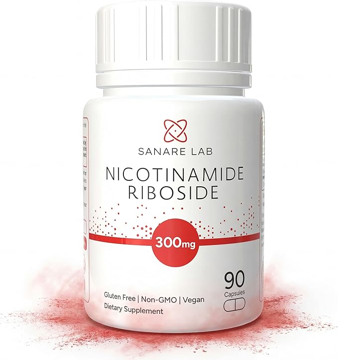 NAD+ Supplement with Nicotinamide Riboside (NR) 300 mg | Cellular Energy & Metabolism Support | 90 Capsules