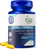 Vegan Omega 3 Supplement – Algae Omega 3 with DHA EPA DPA – Vegan Capsules from Algal – Fish Oil Alternative – Plant-Based Algae Oil Formula – Non-GMO, Carrageenan-Free (120 Capsules, 2 Month Supply)