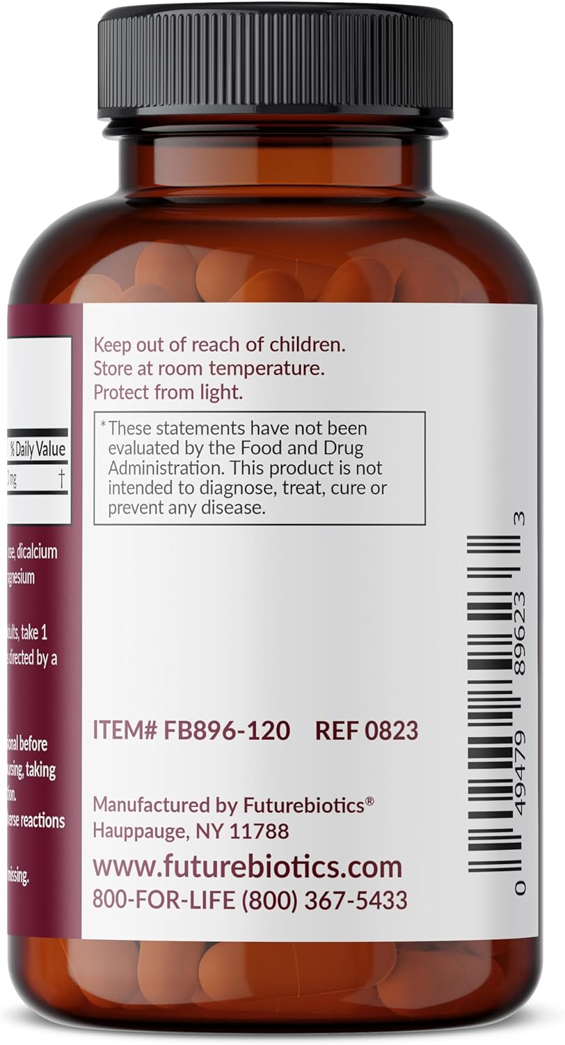 Futurebiotics CoQ10 200 MG Cellular Energy Production, 120 Vegetarian Capsules