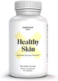 Healthy Skin Anti-Aging Supplement w/Hyaluronic Acid, Trans Resveratrol, Collagen & Alpha Lipoic Acid – Anti Wrinkles Supplement Protects, Rejuvenates & Increases Skin Elasticity (60 Capsules)