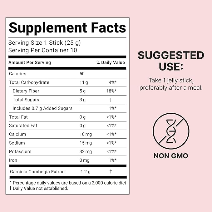 FOODOLOGY Coleology Cutting Stick Jelly, Pomegranate – Appetite Suppressant, Support Weight Management, Chia Seeds, Garcinia Cambogia HCA, Korean Dietary Supplement with Collagen - 1 Pack of 10