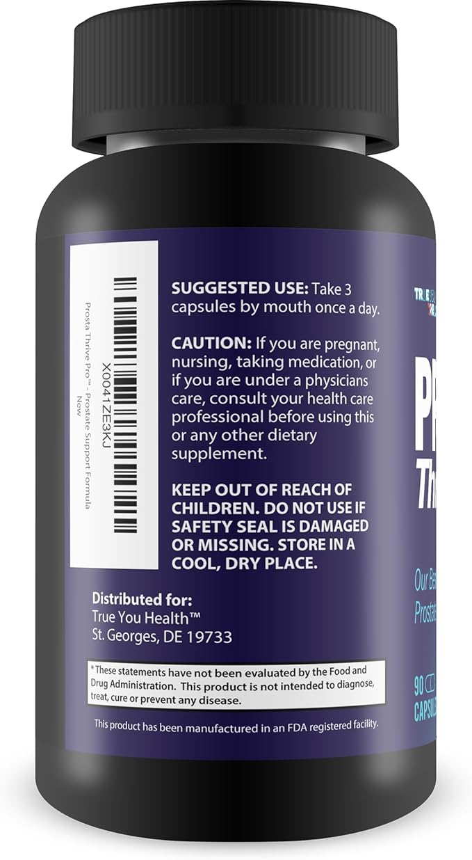 Prosta Thrive Pro - Our Best Natural Prostate Supplement - Herbal Enlarged Prostate Treatment - Male Prostate Supplements - Natural Prostate Supplement - Mens Prostate Health Vitamins - Prostate Care