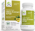 Terry Naturally Olive Extract EP20 - Brain Health Support Supplement with Olive Leaf Extract - Herbal Supplement to Aid Healthy Immune System Function - 60 Capsules (60 Servings)