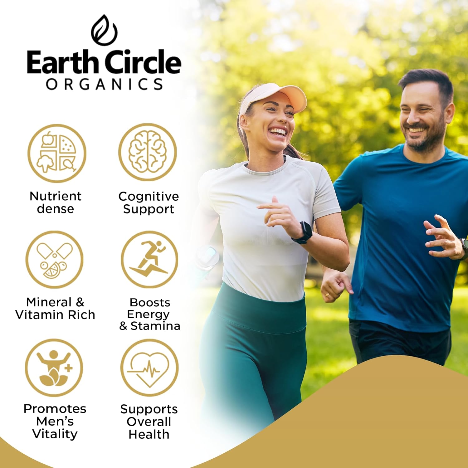 Earth Circle Organics Organic Black Maca Peruvian Root Powder, Black Maca Root for Men, Natural Supplement, Essential Vitamins, Minerals & Fatty Acids Improved Energy, Immune Support (8oz, Pack of 3)