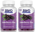ZAND Elderberry Zinc Immunity Gummies with Vitamin C | Year-Round Immune Support for Children & Adults | 60ct, 30 Serv. (Pack of 2)