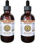 Chamomile Liquid Extract, Organic Chamomile (Matricaria Recutita) Tincture Supplement 2x4 oz