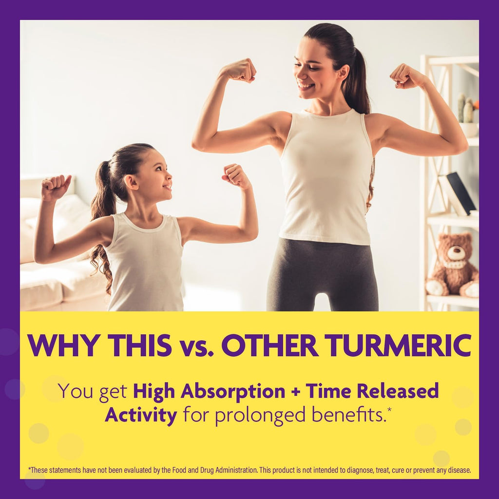 InnovixLabs Turmeric Curcumin with Black Pepper Extract - High Absorption Turmeric and Curcumin Supplements with BioPerine, C3 Reduct & Curcumin C3 Complex - 100 Time Release Tablets