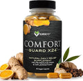 KaraMD Comfort Guard X24 | Joint & Movement Support Supplement | Turmeric Curcumin, Boswellia & Ginger | Ease Muscle Discomfort & Joint Stiffness | Non-GMO, Gluten Free & Vegan Friendly (30 Servings)