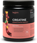 LEGION Micronized Creatine Monohydrate Supplement - Clean Creatine Powder for Muscle Gain & Post Workout Recovery - Micronized Creatine Supplement for Maximum Absorption (60 Servings, Fruit Punch)