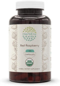 Red Raspberry USDA Organic 120 Capsules | Natural Herbal Supplement | Certified Organic Vegetarian Capsules and Organic Red Raspberry (Rubus idaeus) Dried Leaf (120 Capsules)