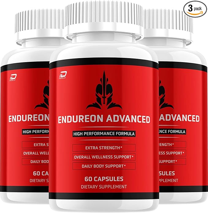 Endureon Advanced Capsule – EndureonAdvanced Natural Ingredients Advanced Formula Health Support and Reviews (3 Pack - 180 Capsules)