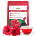 Hibiscus Tea Bags, Hibiscus Flower Herbal Tea - Rich in Vitamin C, Caffeine Free,Sugar Free, 8 OZ