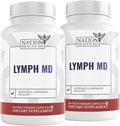 Lymph MD - Lymphatic Drainage Supplement - with Bromelain, Echinacea, Burdock Root, Dandelion, Rutin, Kelp & More - Lymph System Support for Women & Men - 120 Capsules