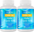 Fogoro Alpha Lipoic Acid 1500 mg-Liposomal ALA Supplement for Cellular Energy Production,Lipid Metabolism,Free Radical Scavenger,120 Softgels