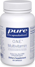 Pure Encapsulations O.N.E. Multivitamin - Once Daily Multivitamin with Antioxidant Complex Metafolin, CoQ10, and Lutein to Support Vision, Cognitive Function, and Cellular Health* - 60 Capsules