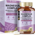 10-in-1 Magnesium Complex Supplement with Probiotics Prebiotics & Digestive Enzymes, 100 Billion CFU Probiotics for Women, Daily Probiotic for Immune, Sleep Calm, Gut & Digestive Health, Vegan Non-GMO