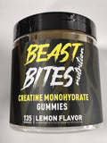Creatine Monohydrate Gummies 5000mg (135 Count)-Lemon Flavor.