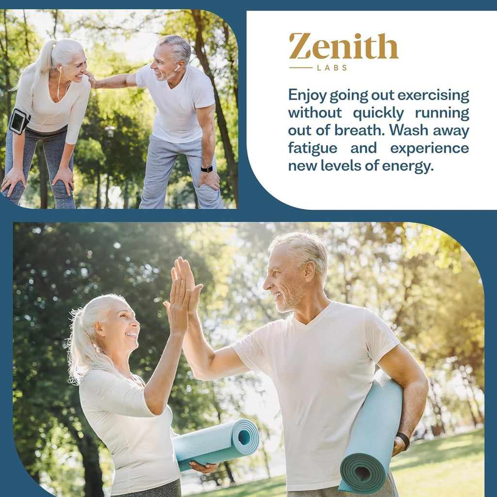 Zenith Labs BP Zone - Natural Blood Flow Supplement - Herbal Extract Pills - Advanced Formula with Saffron Crocus, Hibiscus, Garlic, CoQ10, and Magnesium