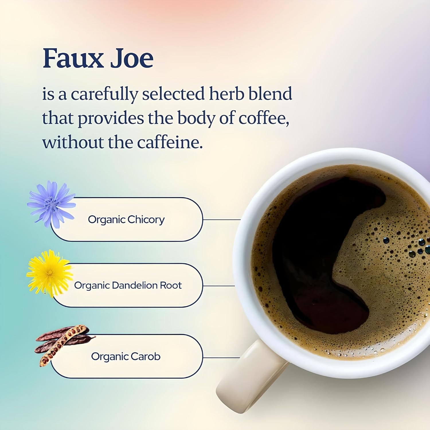 Sip Herbals Salted Maple Blondie Roast Coffee Alternative Loose Leaf - Caffeine-Free Blend with Dandelion Root & Chicory - Smooth Maple Flavor, Vegan & Herbal Drink, As Seen on Shark Tank - 15 Servings