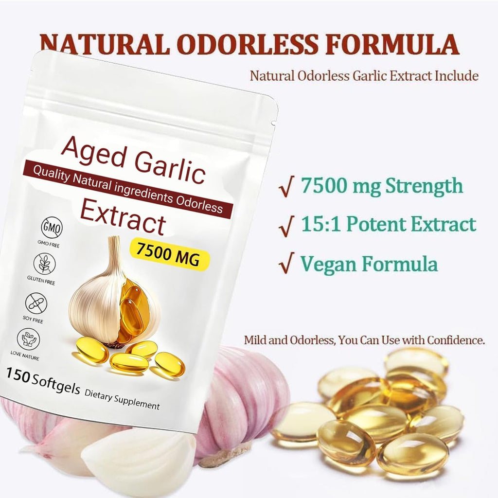 Aged Garlic Extract - 7500mg Odorless (150)